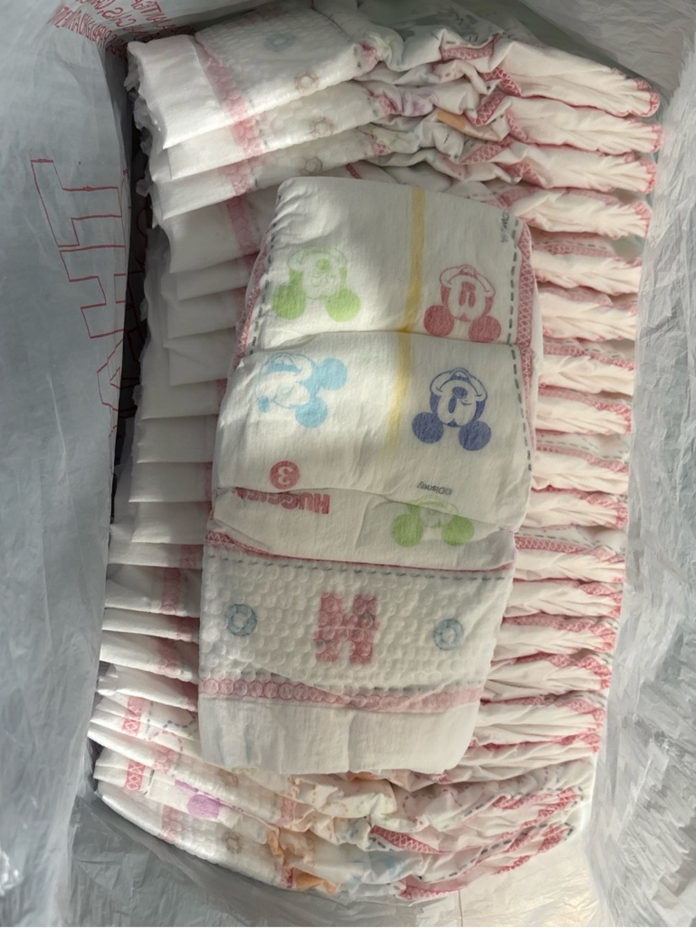 Huggies Size 3 Baby Diapers Mickey Mouse